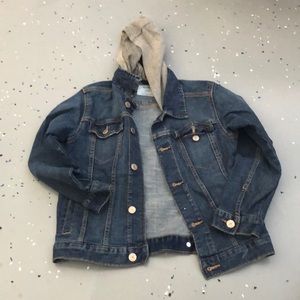 Old Navy Denim Jacket W/Hoodie